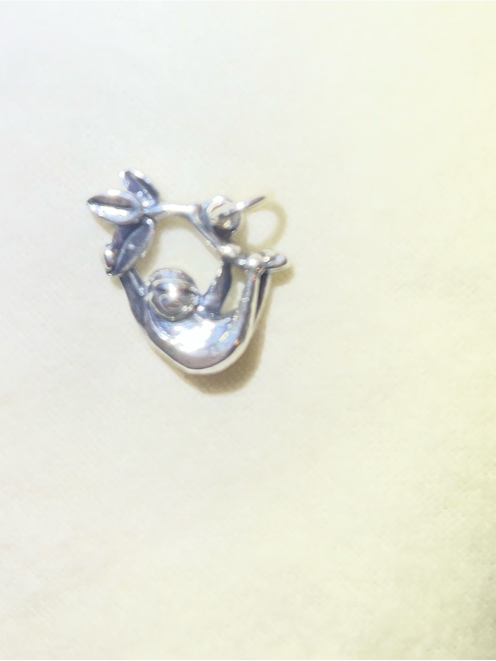James Avery Silver Sloth retired charm